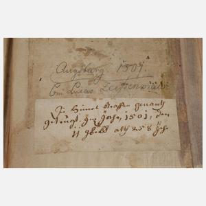 Das Bůch ist genant Die Hymelstraß 1501