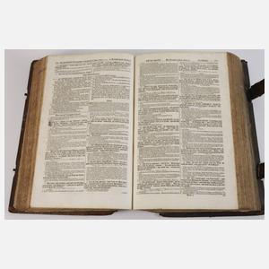 Pfaff-Bibel Tübingen Cotta 1730