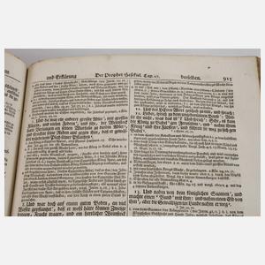 Pfaff-Bibel Tübingen Cotta 1730