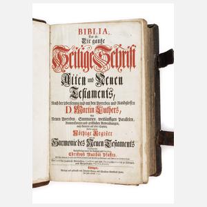 Pfaff-Bibel Tübingen Cotta 1730