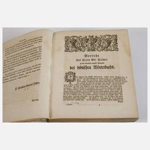 Augustin Calmets Biblisches Wörterbuch