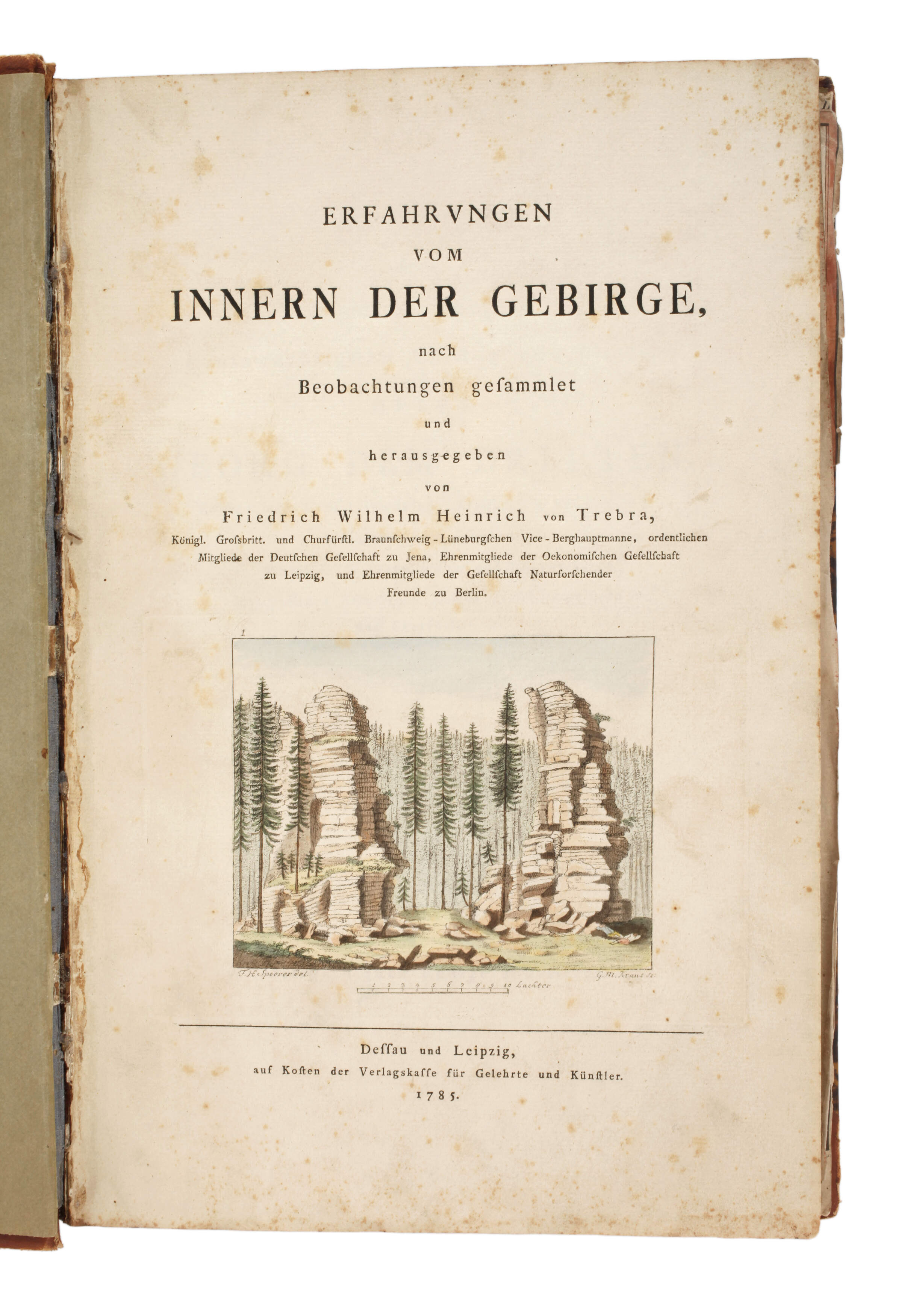 Erfahrungen vom Innern der Gebirge