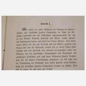 Geschichte des Fürstlichen Hauses Lichtenstein