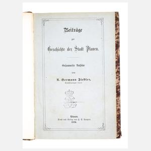 Beiträge zur Geschichte der Stadt Plauen 1876