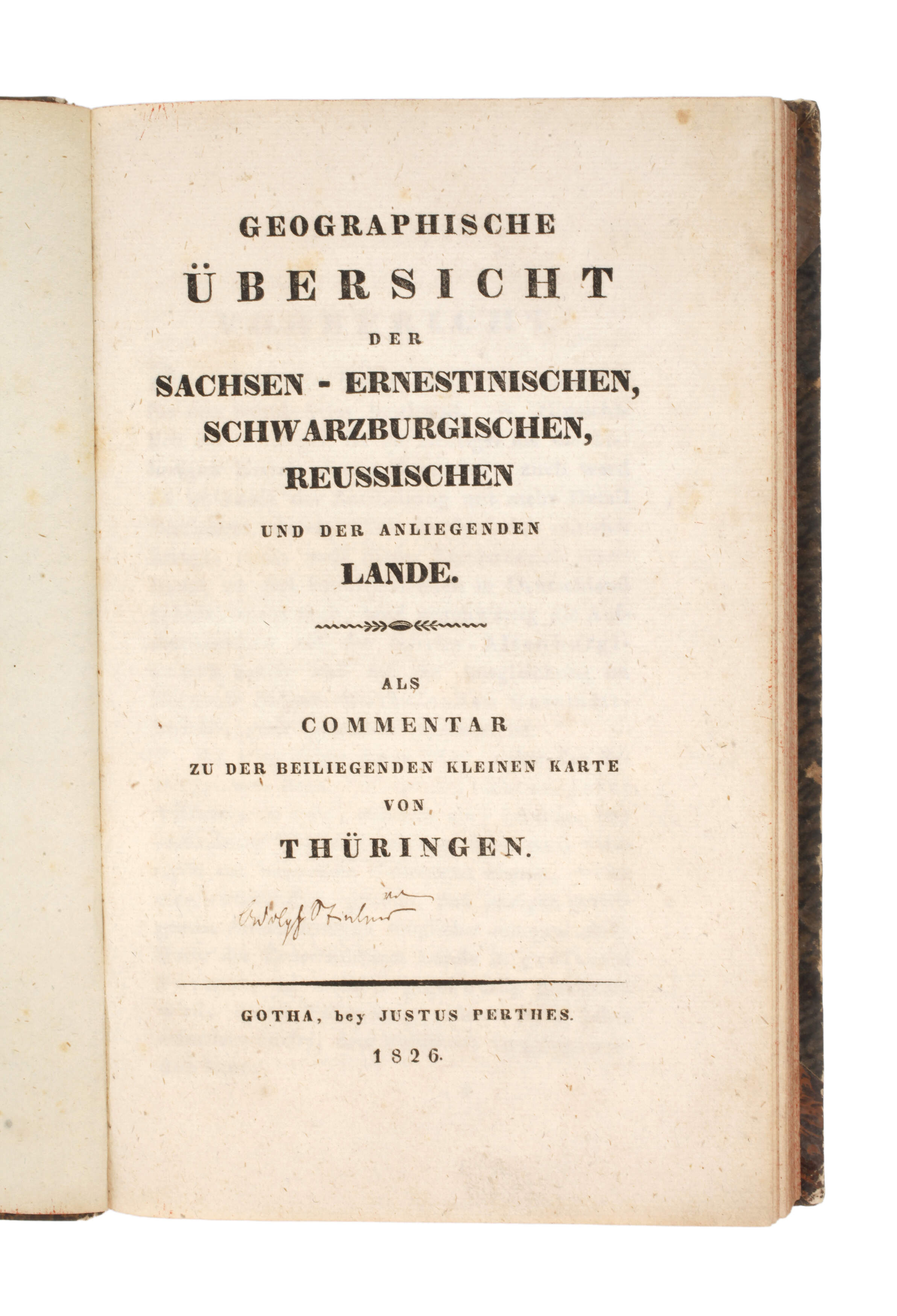 Stieler's Geographische Übersicht 1826