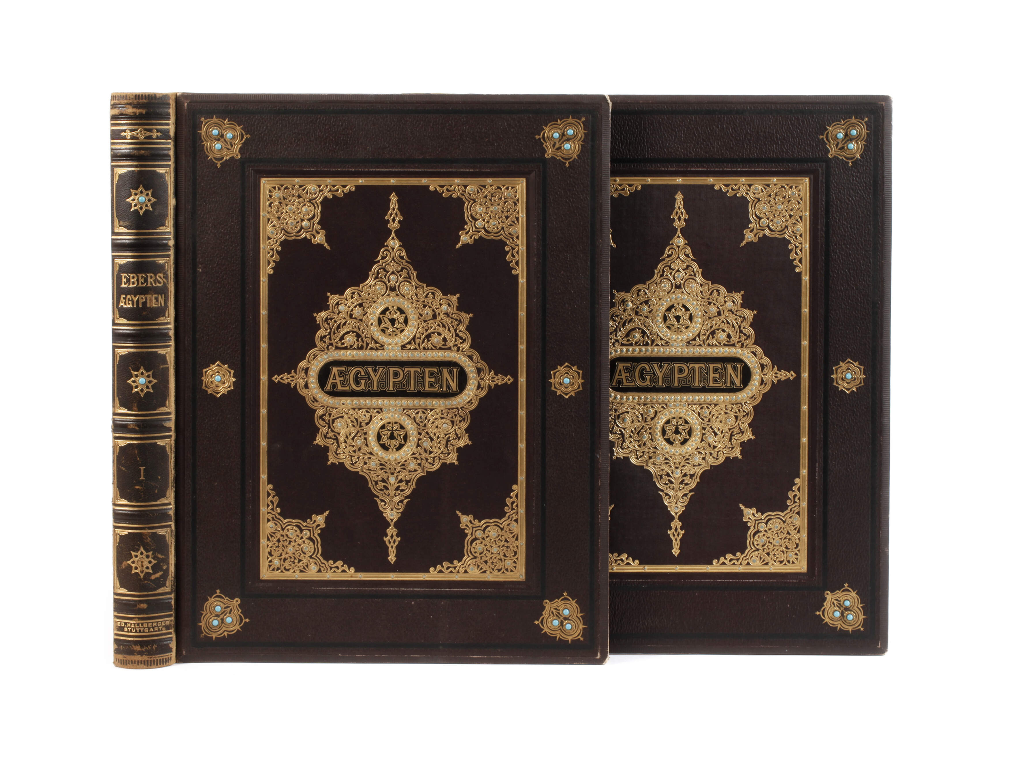 Zwei Bände Ägypten in Bild und Wort