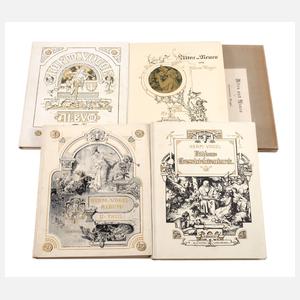 Vier Alben Hermann Vogel