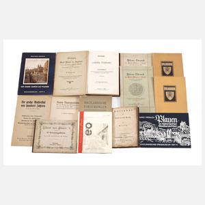 Sammlung historische Broschüren Plauen