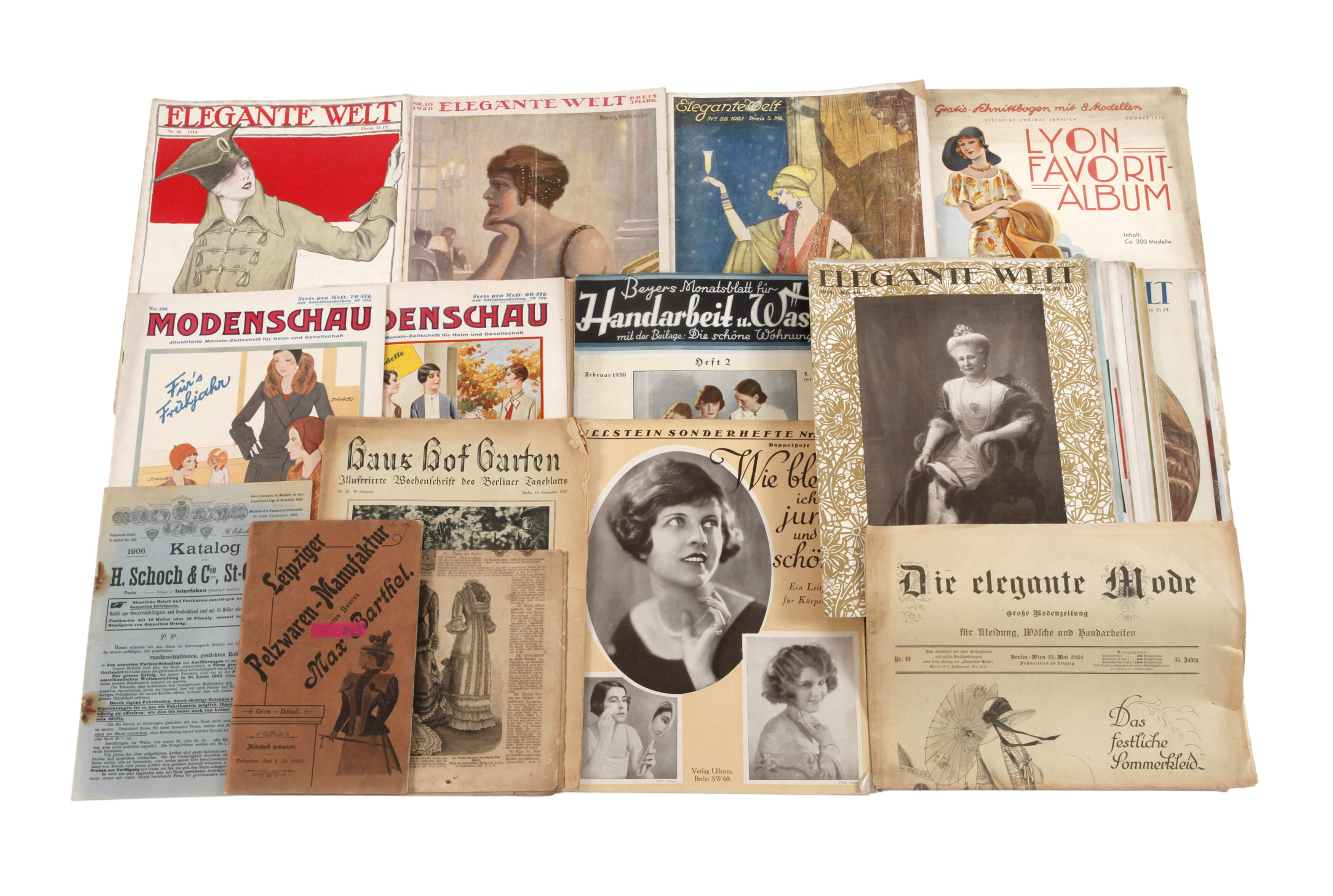 Sammlung Magazine Elegante Welt