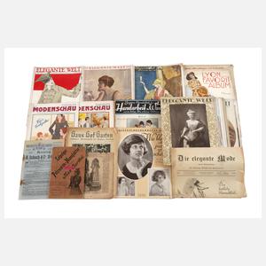 Sammlung Magazine Elegante Welt