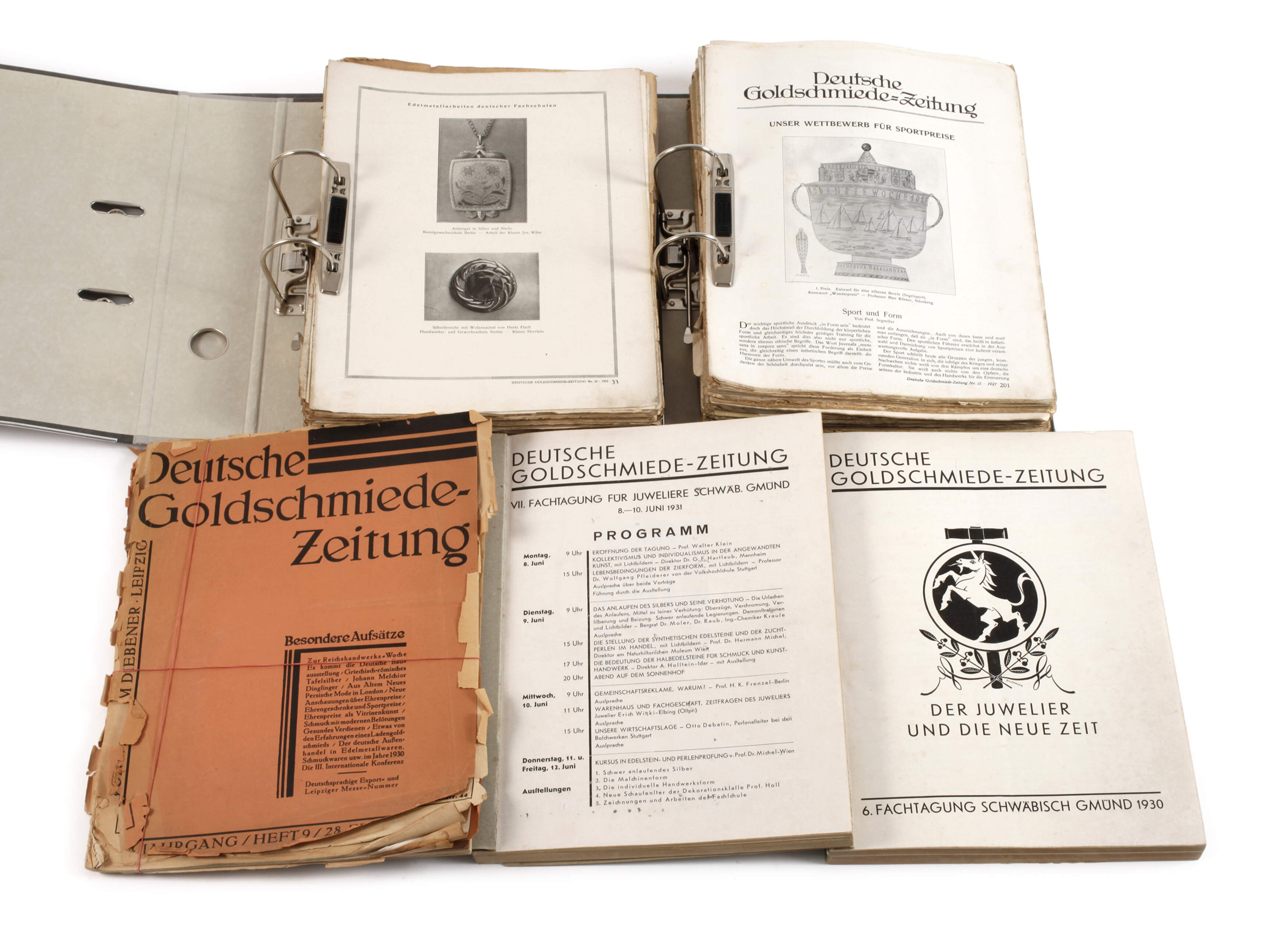 Konvolut Deutsche Goldschmiede-Zeitung