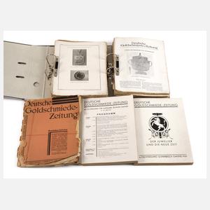 Konvolut Deutsche Goldschmiede-Zeitung