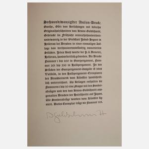 Zwei Illustrierte Kunstdrucke zu Goethe