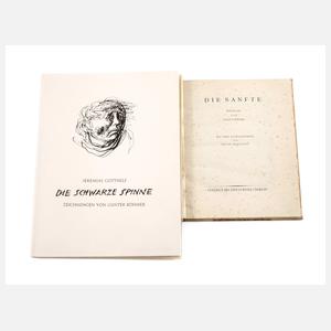 Zwei Illustrierte Kunstdrucke