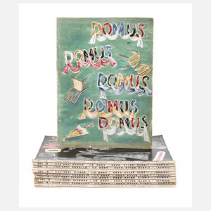 Elf Hefte Domus, L'arte Nella Casa 1939