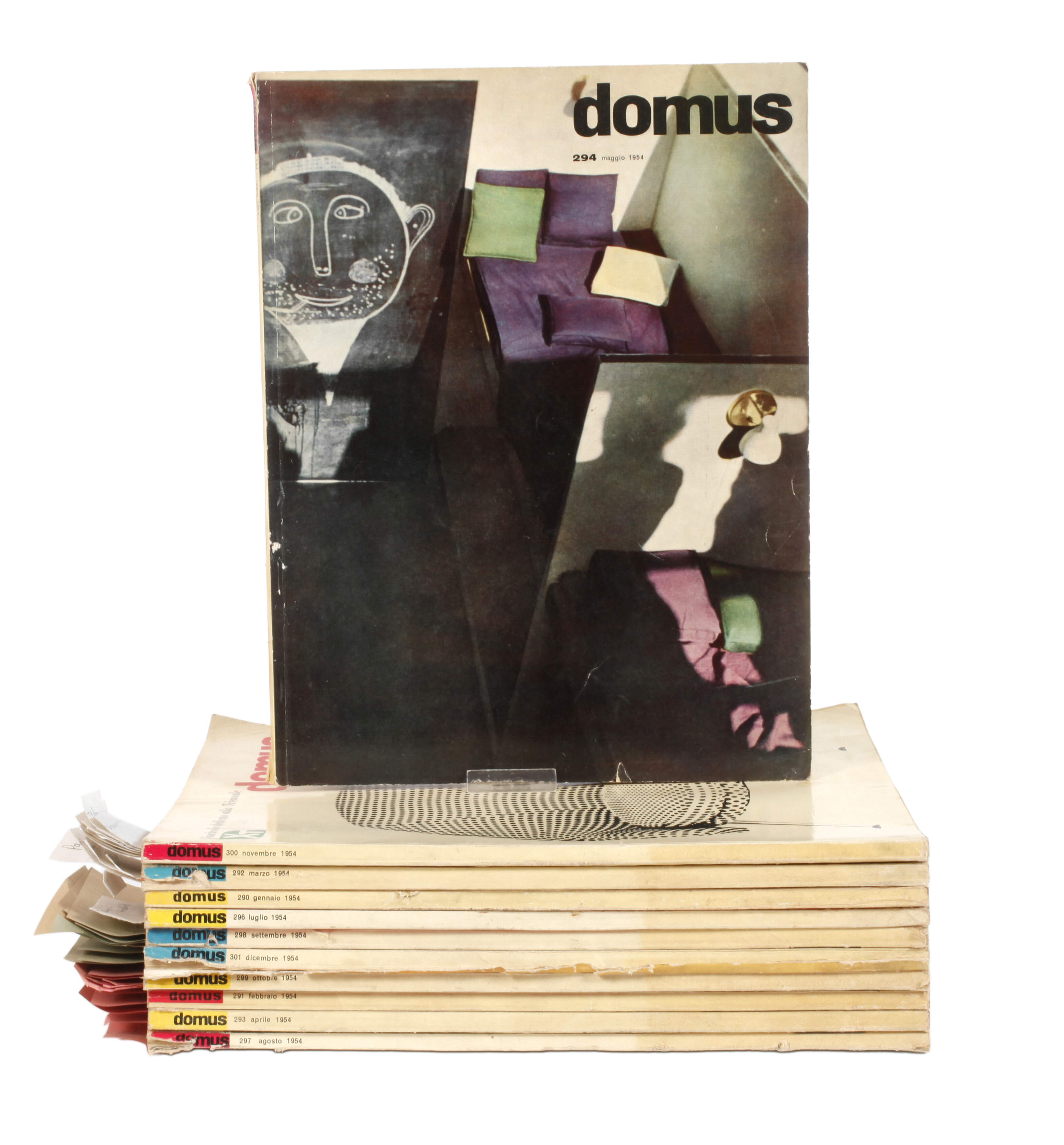 Elf Hefte Domus, L'arte Nella Casa 1954