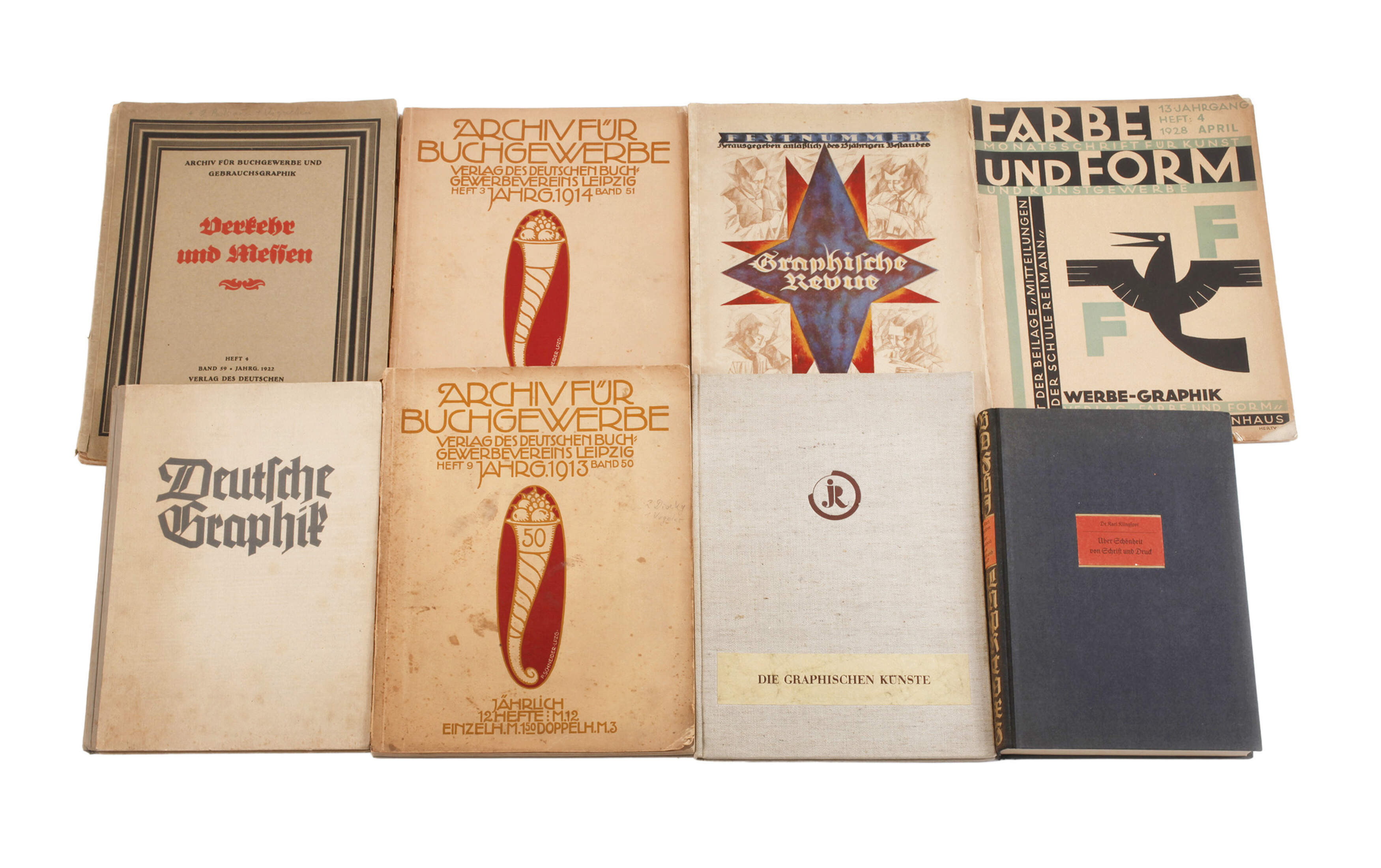 Sammlung Magazine, Reklame, Graphik und Buchgewerbe