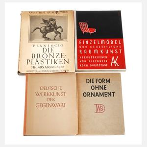Vier alte Fachbücher Kunsthandwerk