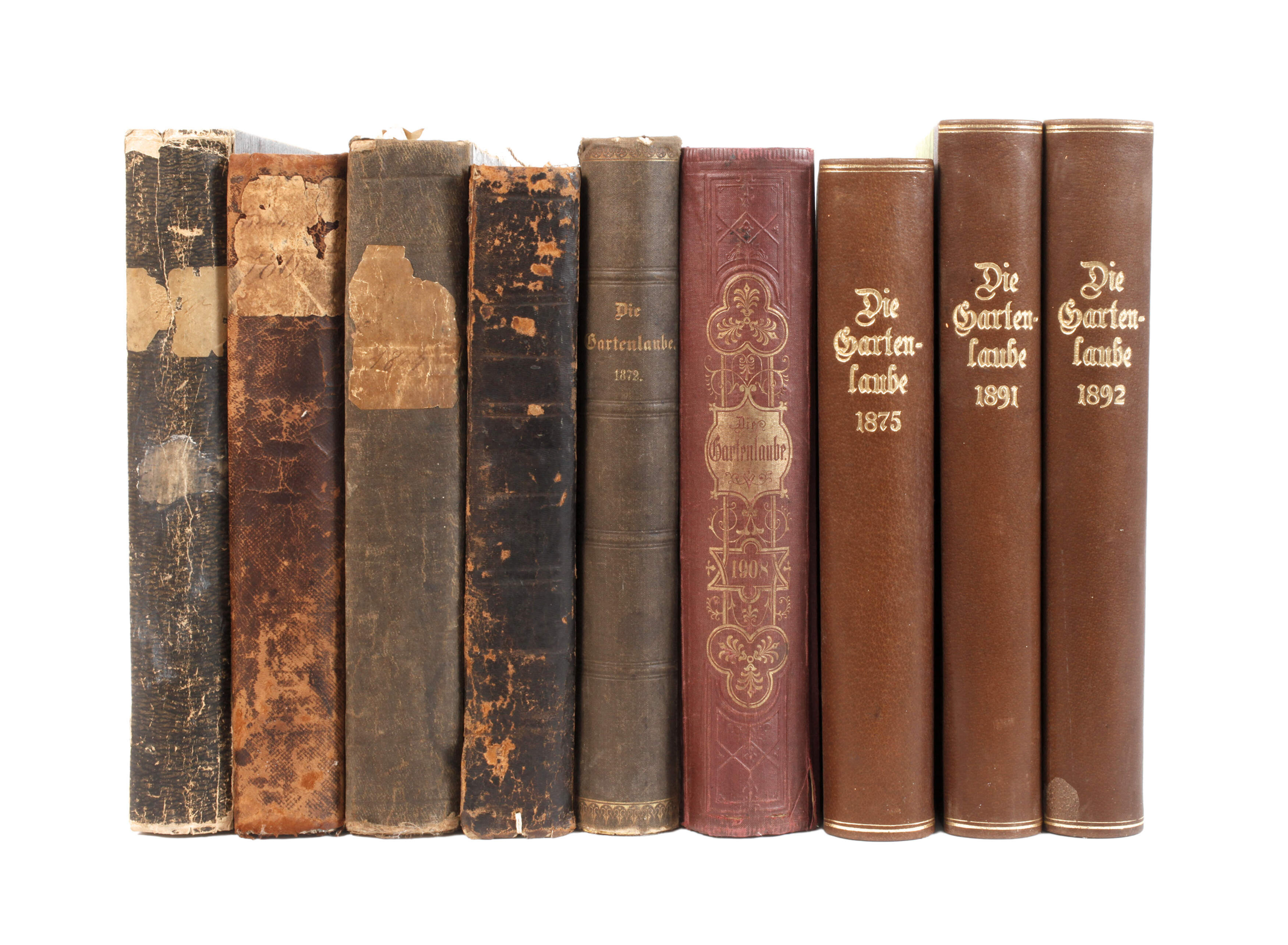 Neun Bände Die Gartenlaube