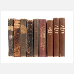 Neun Bände Die Gartenlaube