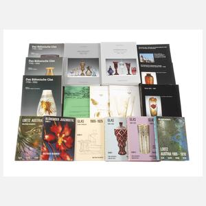 Konvolut Fachliteratur Glas