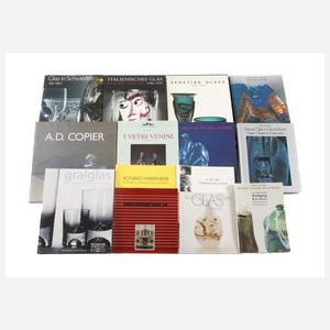 Konvolut Fachliteratur Glas des 20. Jh.