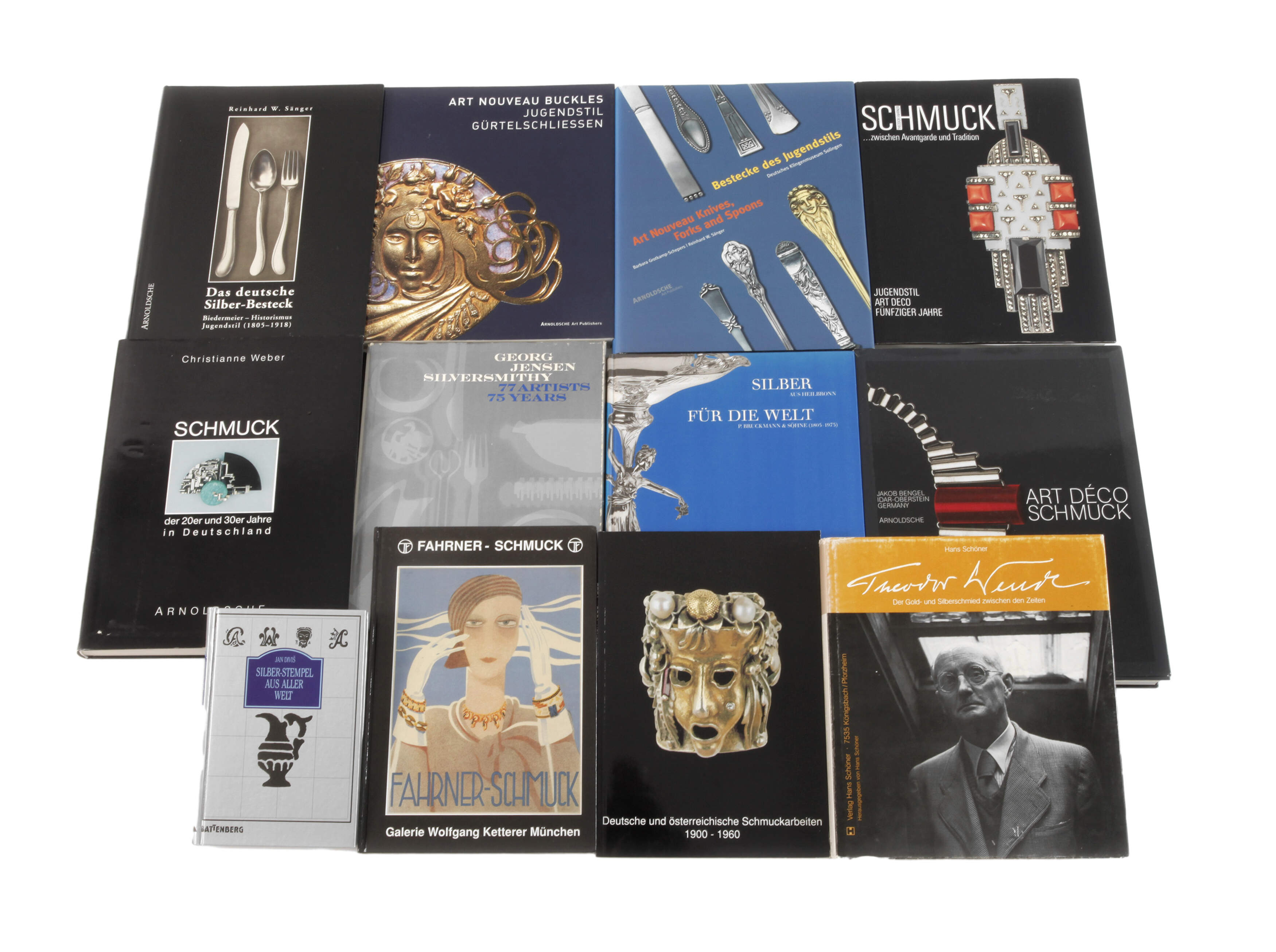 Konvolut Fachliteratur Besteck und Schmuck