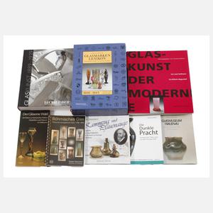 Konvolut Fachliteratur Glas