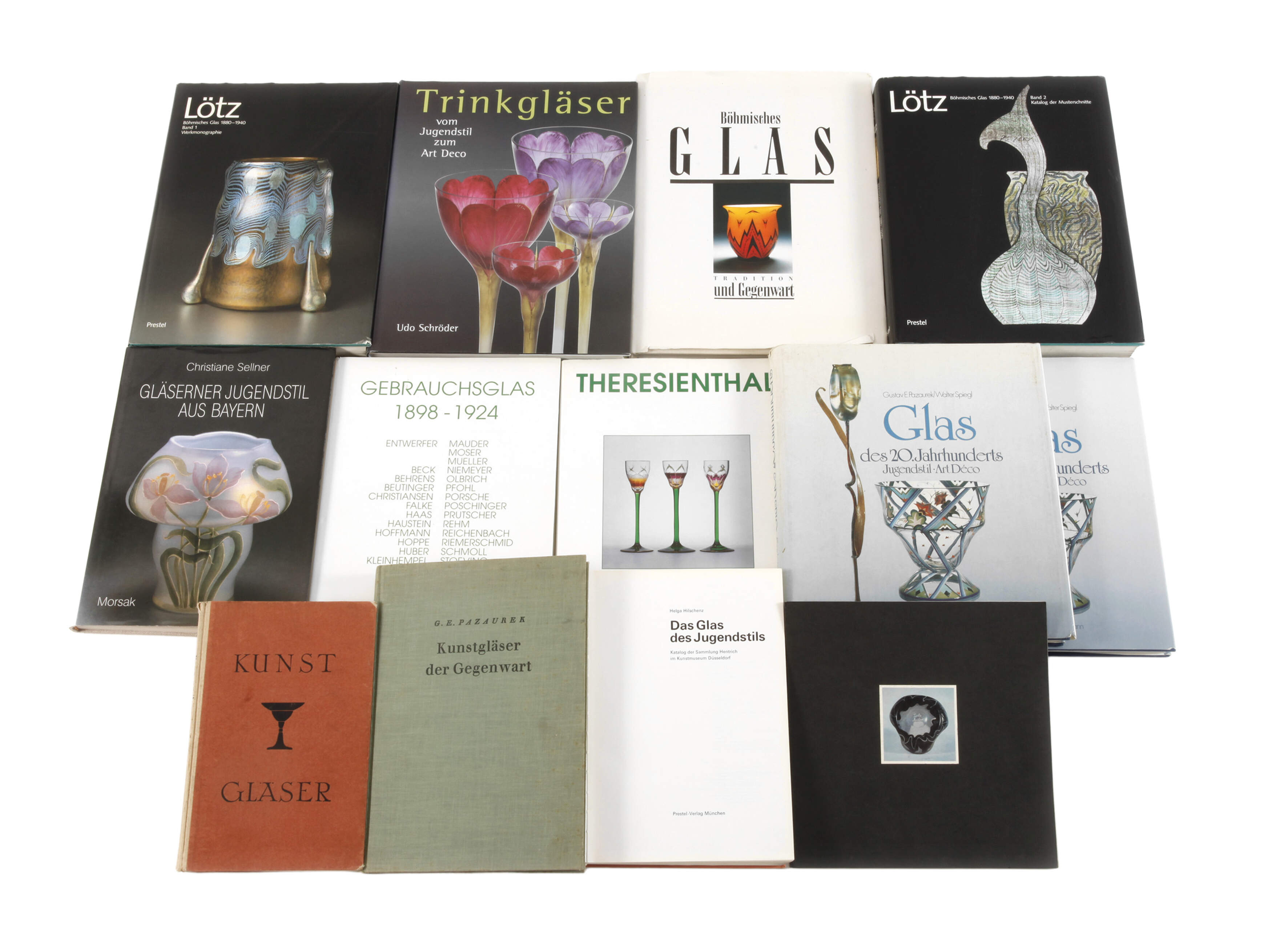 Konvolut Glas, Jugendstil und Art Déco