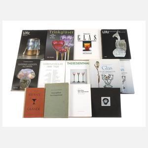 Konvolut Glas, Jugendstil und Art Déco