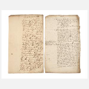 Zwei Briefe Brauereibedarf Sachsen