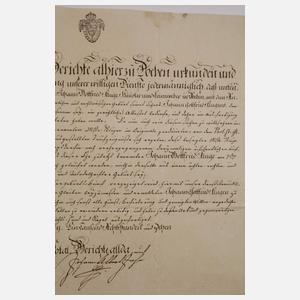 Geburtsurkunde Döben