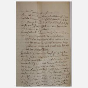 Konvolut historische Dokumente