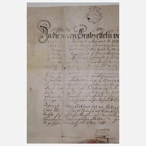Historische Urkunde