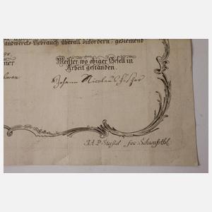 Gesellenbrief Schweinfurt