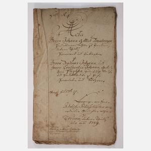 Posten historische Dokumente Feilitzsch & Treuen