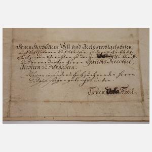 Posten historische Dokumente Feilitzsch & Treuen