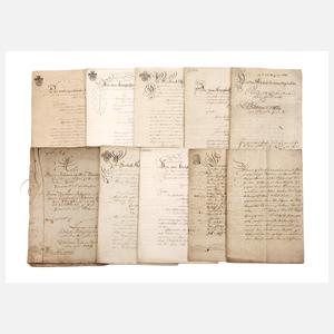 Posten historische Dokumente Feilitzsch & Treuen