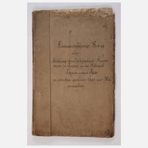 Konvolut historische Belege Rittergut Treuen