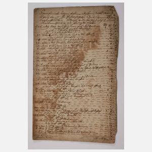 Konvolut historische Belege Rittergut Treuen