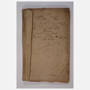 Konvolut historische Belege Rittergut Treuen