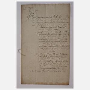 Konvolut historische Belege Sachsen