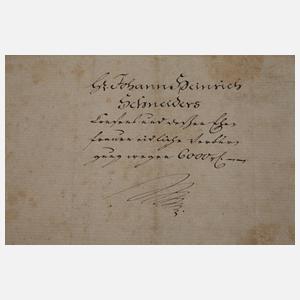 Konvolut historische Belege Sachsen