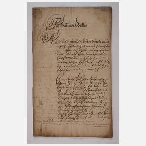 Konvolut historische Belege Sachsen