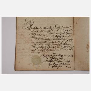 Konvolut historische Belege Sachsen