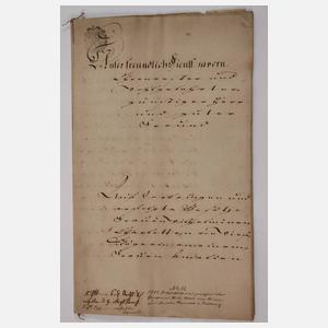 Konvolut historische Belege Sachsen