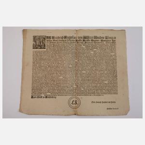 Konvolut historische Belege Sachsen