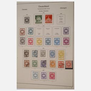 Briefmarkensammlung Besatzungszonen und DDR