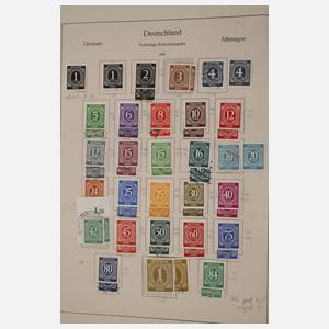 Briefmarkensammlung Besatzungszonen und DDR