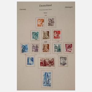 Briefmarkensammlung Besatzungszonen und DDR